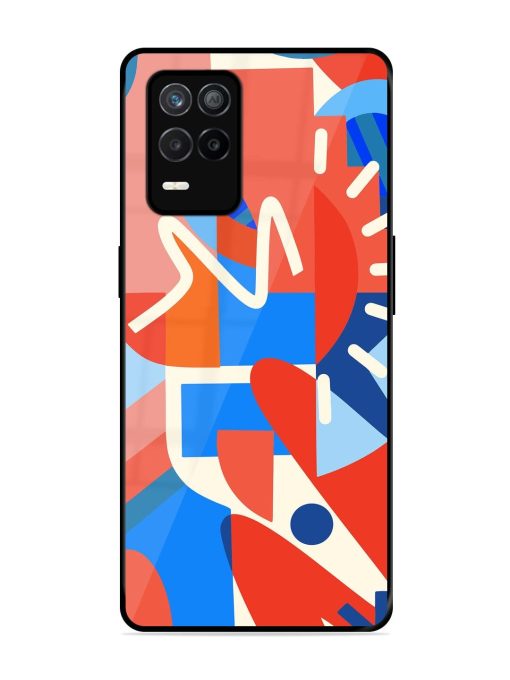 Abstract Harmony Glossy Soft Edge Case for Realme 9 (5G) Chachhi