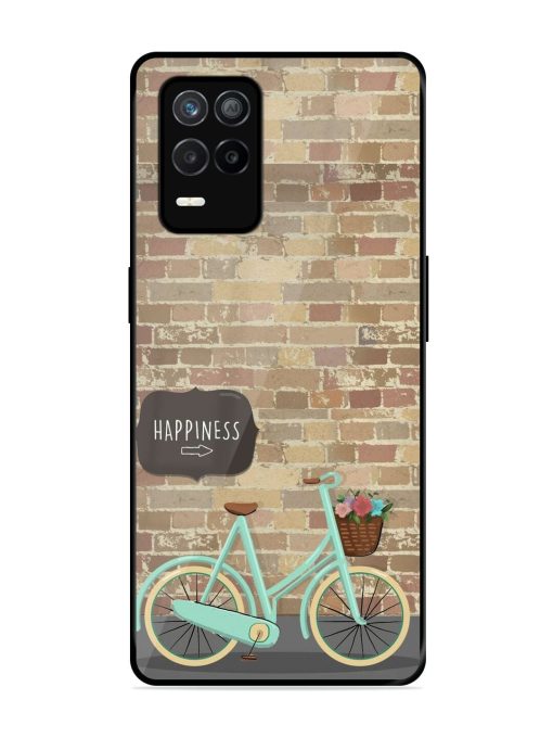 Pedaling Towards Happiness Glossy Soft Edge Case for Realme 9 (5G) Chachhi