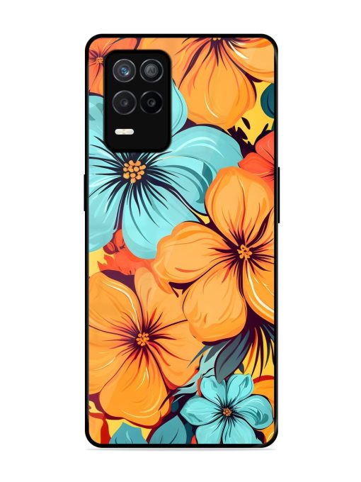 Tropical Bloom Glossy Soft Edge Case for Realme 9 (5G) Chachhi