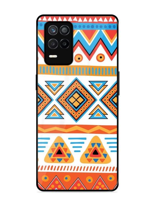 Vibrant Tribal Pattern Glossy Soft Edge Case for Realme 9 (5G)