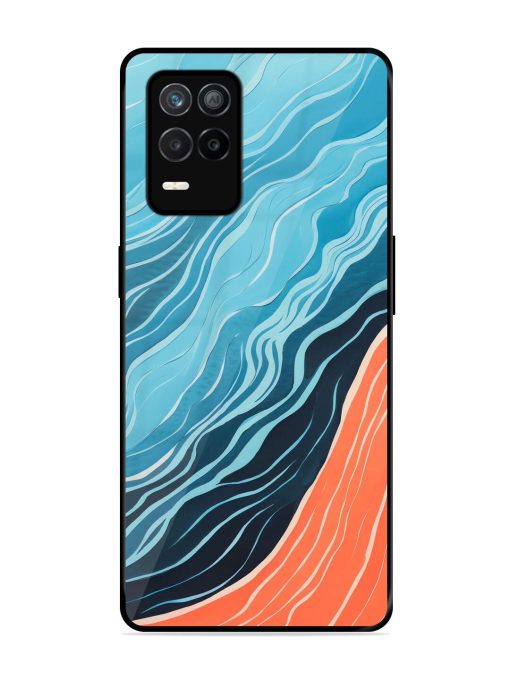 Oceanic Divide Glossy Soft Edge Case for Realme 9 (5G) Chachhi