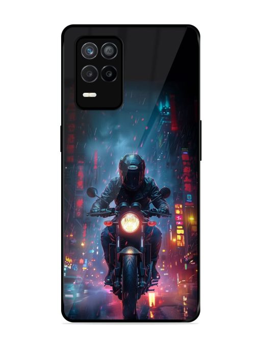 Neon Nights Glossy Soft Edge Case for Realme 9 (5G) Chachhi