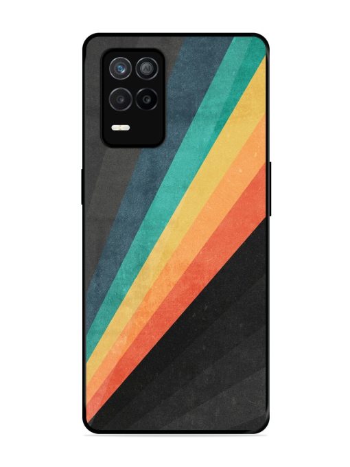 Retro Spectrum Glossy Soft Edge Case for Realme 9 (5G) Chachhi