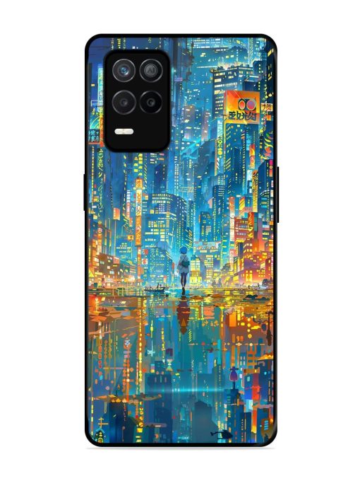 Neon Metropolis Glossy Soft Edge Case for Realme 9 (5G) Chachhi