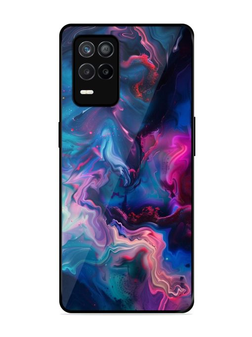 Cosmic Swirl Glossy Soft Edge Case for Realme 9 (5G) Chachhi