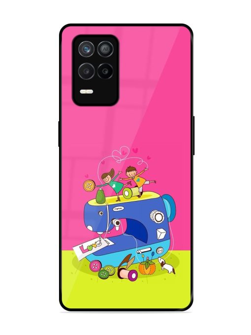 Sew Cute Glossy Soft Edge Case for Realme 9 (5G) Chachhi