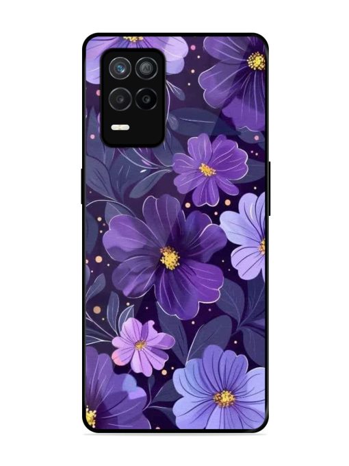 Purple Paradise Glossy Soft Edge Case for Realme 9 (5G) Chachhi