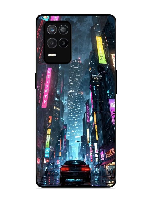 Neon Nightscape Glossy Soft Edge Case for Realme 9 (5G) Chachhi