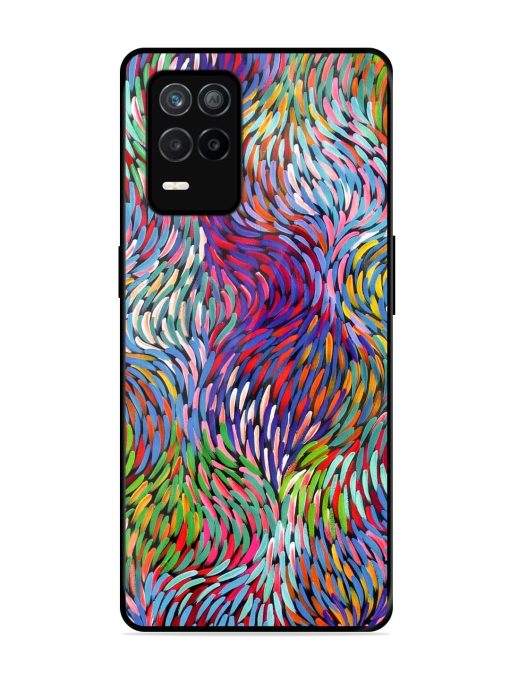 Vibrant Waves Glossy Soft Edge Case for Realme 9 (5G) Chachhi