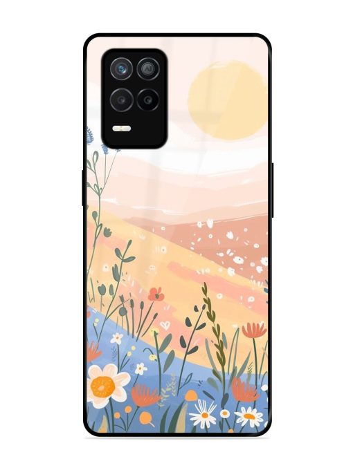 Golden Hour Blooms Glossy Soft Edge Case for Realme 9 (5G) Chachhi