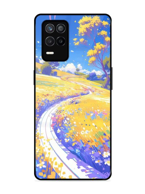 Vibrant Spring Meadow Glossy Soft Edge Case for Realme 9 (5G) Chachhi