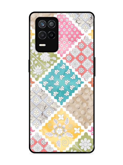 Patchwork Dreamscape Glossy Soft Edge Case for Realme 9 (5G) Chachhi