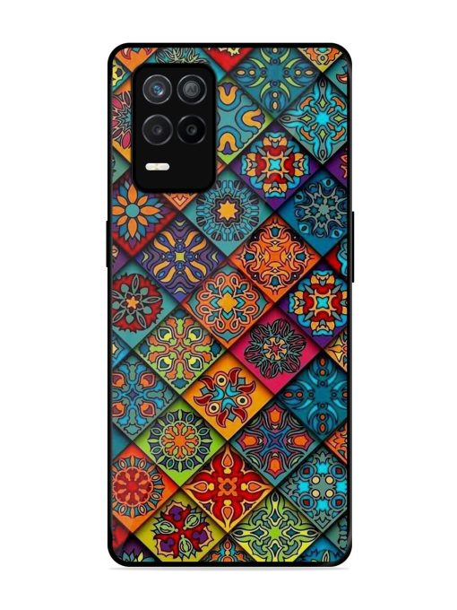 Patchwork Mandala Mosaic Glossy Soft Edge Case for Realme 9 (5G) Chachhi