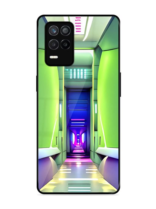 Neon Corridor Glossy Soft Edge Case for Realme 9 (5G) Chachhi