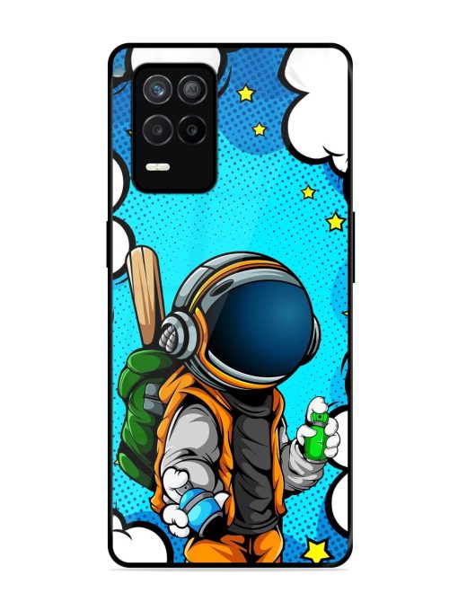 Space Graffiti Artist Glossy Soft Edge Case for Realme 9 (5G) Chachhi