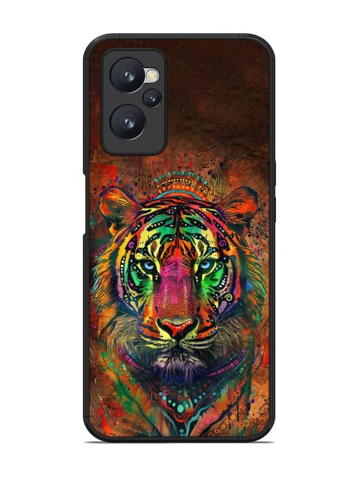 Cosmic Tiger Glossy Soft Edge Case for Realme 9I (4G)