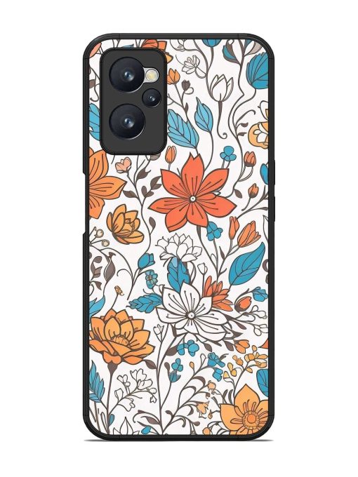 Floral Symphony Glossy Soft Edge Case for Realme 9I (4G)