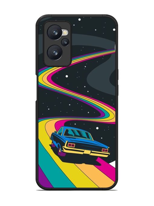 Rainbow Road Glossy Soft Edge Case for Realme 9I (4G)