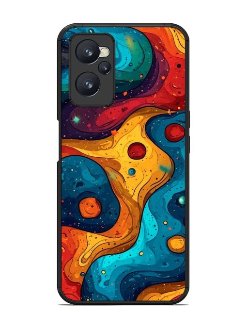 Cosmic Swirl Glossy Soft Edge Case for Realme 9I (4G)