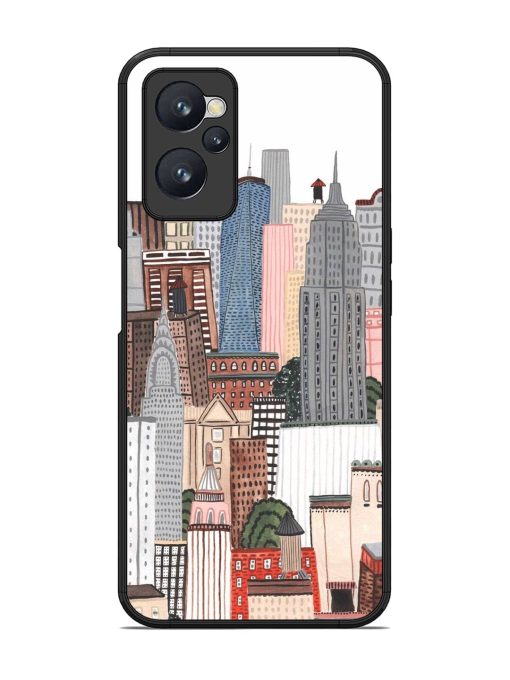 Cityscape Dreams Glossy Soft Edge Case for Realme 9I (4G)