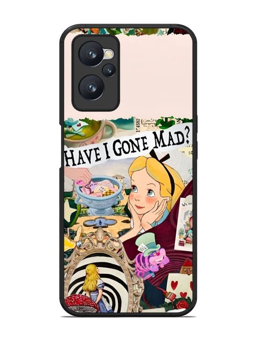 Mad Hatter'S Collage Glossy Soft Edge Case for Realme 9I (4G)