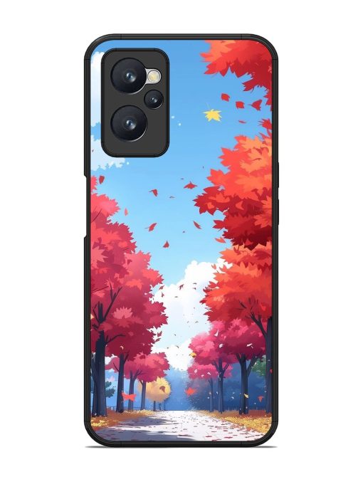 Autumn'S Embrace Glossy Soft Edge Case for Realme 9I (4G)