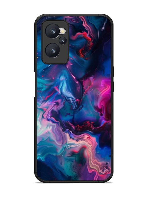 Cosmic Swirl Glossy Soft Edge Case for Realme 9I (4G)