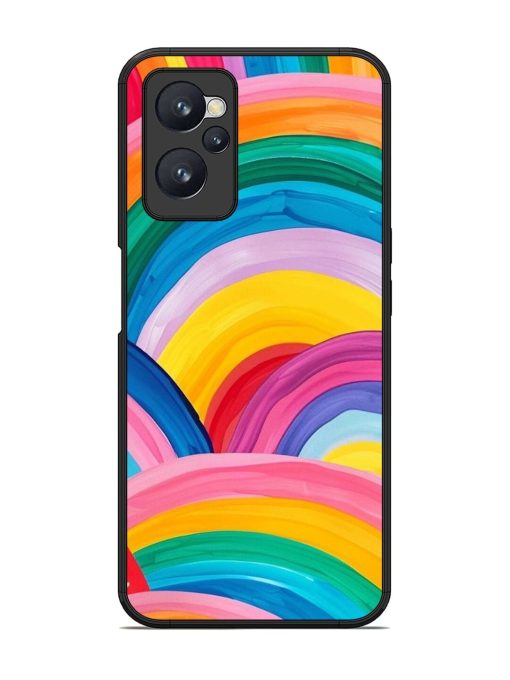 Rainbow Symphony Glossy Soft Edge Case for Realme 9I (4G)