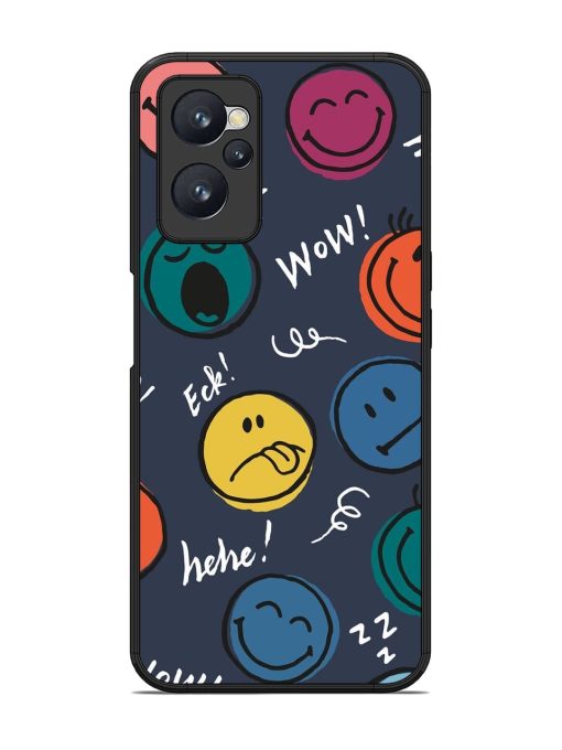 Emoticon Parade Glossy Soft Edge Case for Realme 9I (4G)