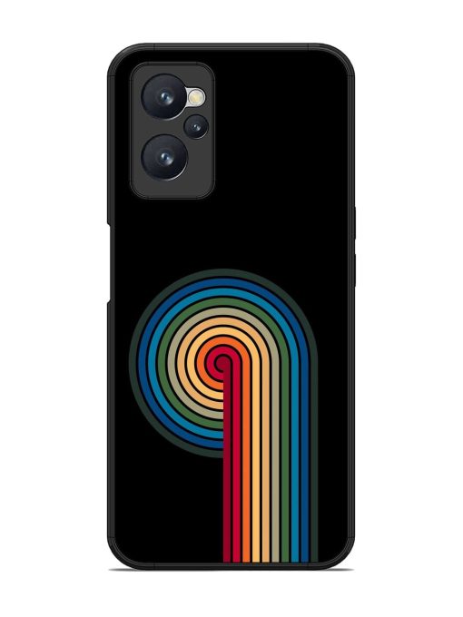 Rainbow Ripple Glossy Soft Edge Case for Realme 9I (4G)