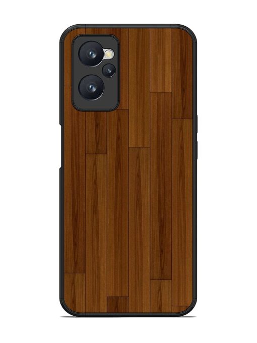 Warm Woodgrain Glossy Soft Edge Case for Realme 9I (4G)