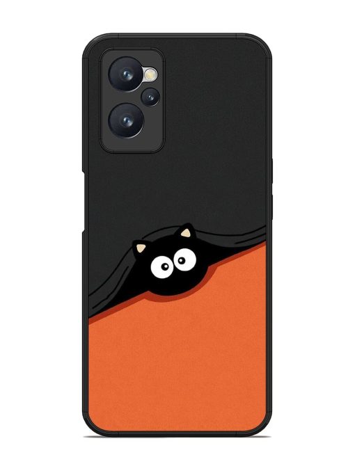 Peek-A-Boo Kitty Glossy Soft Edge Case for Realme 9I (4G)