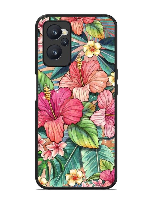 Tropical Tapestry Glossy Soft Edge Case for Realme 9I (4G)