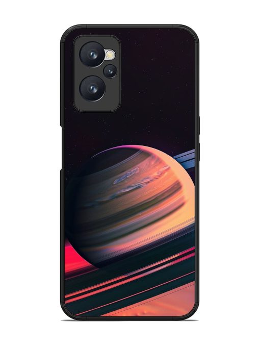 Neon Saturn Glossy Soft Edge Case for Realme 9I (4G)