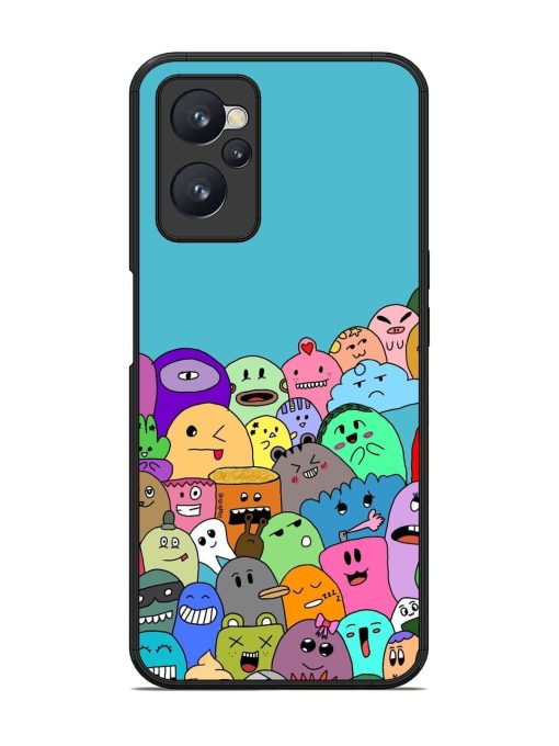 Monster Mash Glossy Soft Edge Case for Realme 9I (4G)