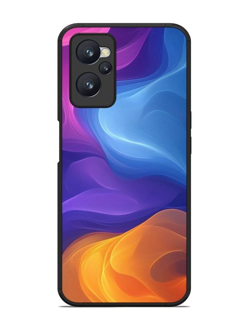 Cosmic Currents Glossy Soft Edge Case for Realme 9I (4G)