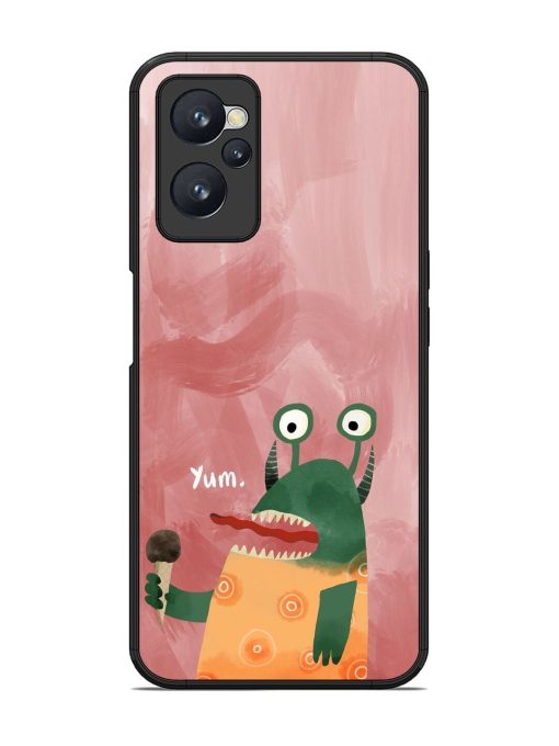 Hungry Monster Glossy Soft Edge Case for Realme 9I (4G)