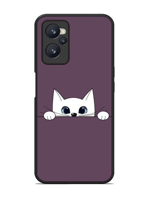 Peek-A-Boo Kitty Glossy Soft Edge Case for Realme 9I (4G)