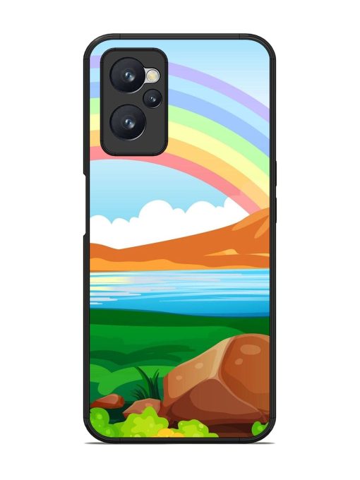 Rainbow Over The Lake Glossy Soft Edge Case for Realme 9I (4G)