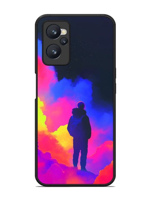 Cosmic Wanderer Glossy Soft Edge Case for Realme 9I (4G)