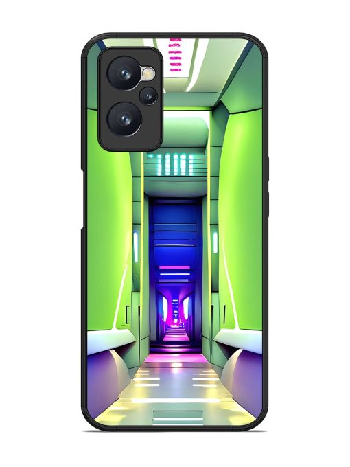 Neon Corridor Glossy Soft Edge Case for Realme 9I (4G)