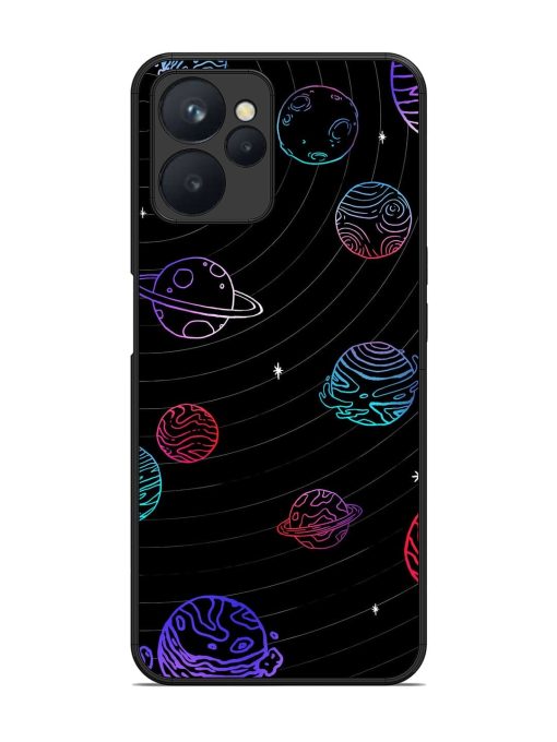 Cosmic Ballet Glossy Soft Edge Case for Realme 9I (5G) Chachhi