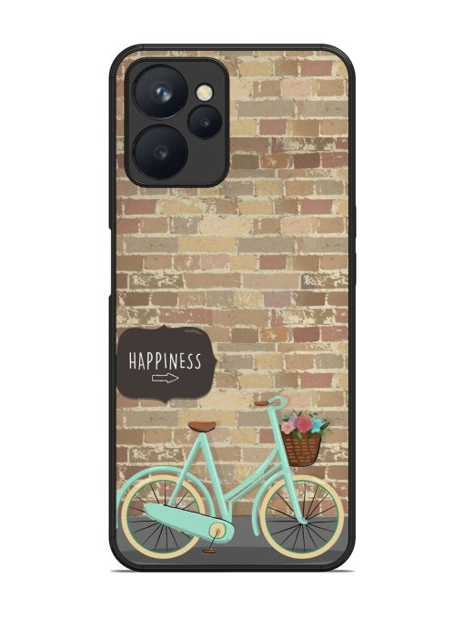 Pedaling Towards Happiness Glossy Soft Edge Case for Realme 9I (5G) Chachhi