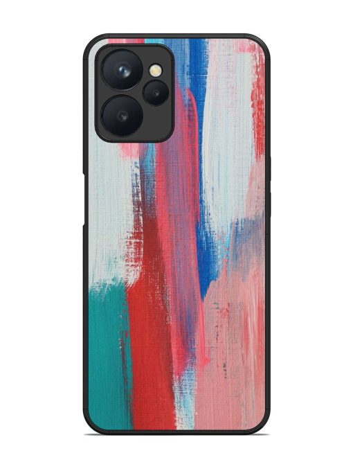 Colorful Chaos Glossy Soft Edge Case for Realme 9I (5G) Chachhi