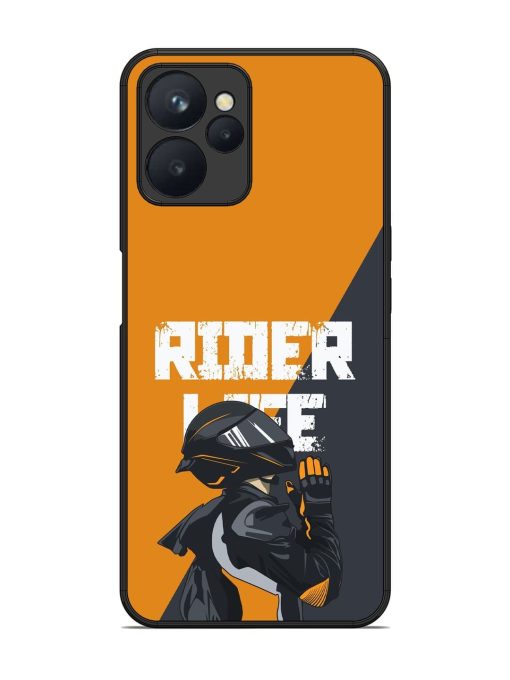 Ride Never Ends Glossy Soft Edge Case for Realme 9I (5G) Chachhi