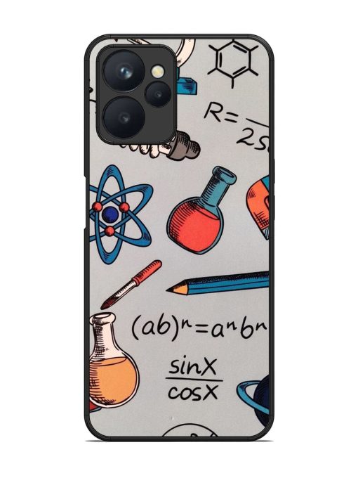 Science Doodle Glossy Soft Edge Case for Realme 9I (5G) Chachhi