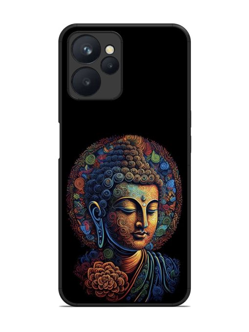 Stained Glass Serenity Glossy Soft Edge Case for Realme 9I (5G) Chachhi