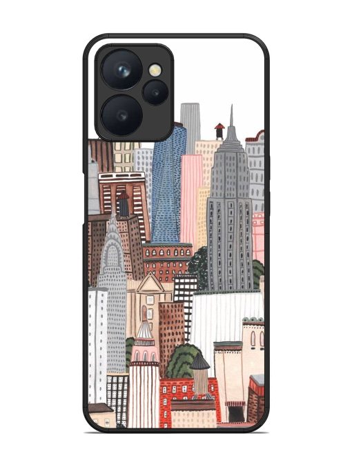 Cityscape Dreams Glossy Soft Edge Case for Realme 9I (5G) Chachhi