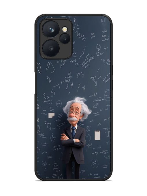 Albert Einstein Glossy Soft Edge Case for Realme 9I (5G) Chachhi