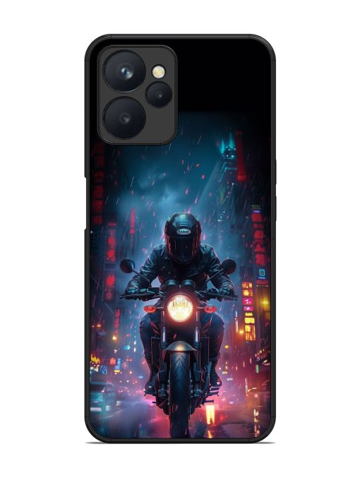 Neon Nights Glossy Soft Edge Case for Realme 9I (5G) Chachhi